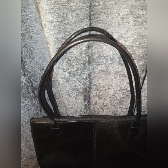 Hobo International Women's Shoulder Bag Black Leather Purse vintage Y2K - Picture 4 of 12